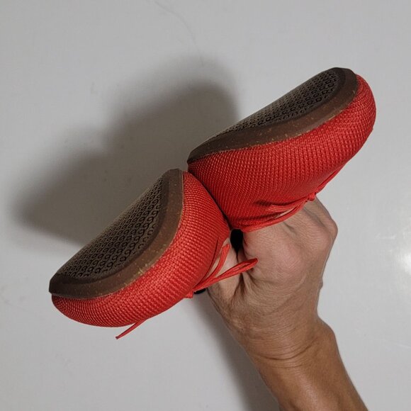 NEW Rothy's The Ballet Flats Womens 11.5 Glamour Red Holiday Comfort Chic - Picture 3 of 7